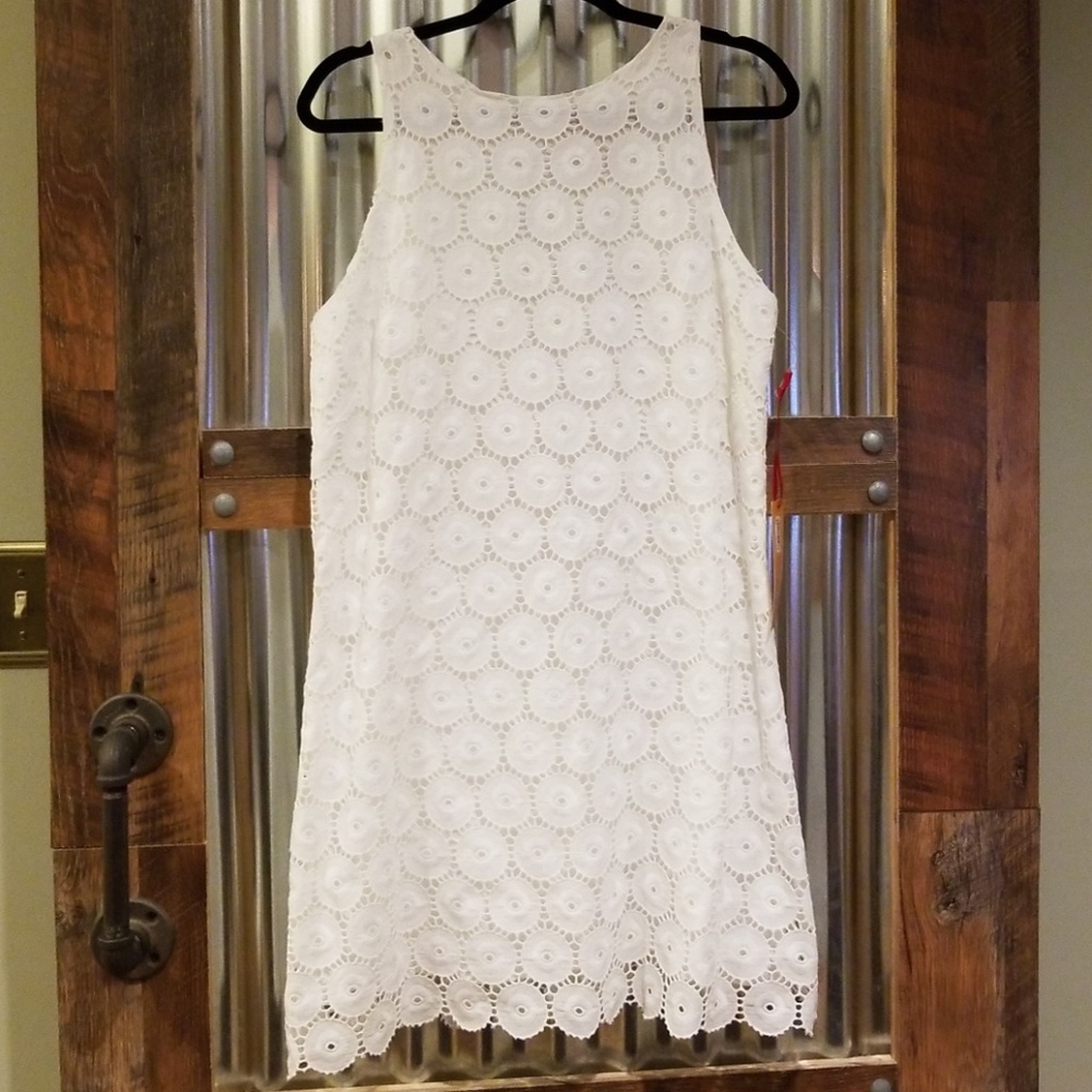 White dress Macy's Ruby Rd. size 10 NWT